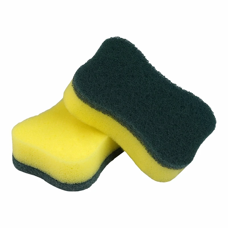 Heavy Duty Scrub Sponge Green Yellow